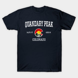 Quandary Peak Colorado 14ers Vintage Athletic Mountains T-Shirt